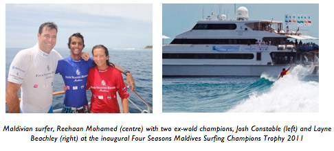 MALDIVIAN SURFERS SOAR MALDIVIAN SURFERS SOAR