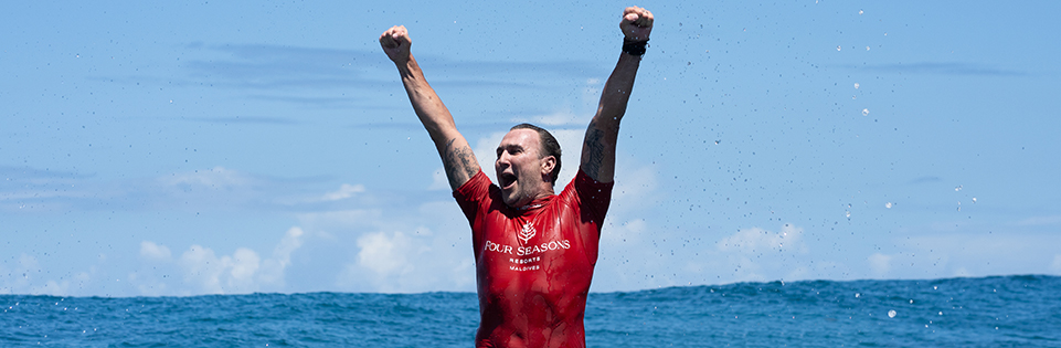 Joel Parkinson’s perfect ten-in-a-row seals a historic win at the Four Seasons Maldives Surfing Champions Trophy